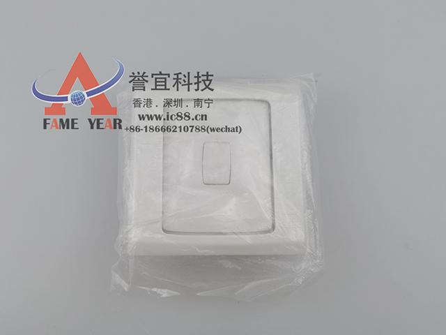 英国MK开关 S8870 WHI  10A 1联1路SP平板开关